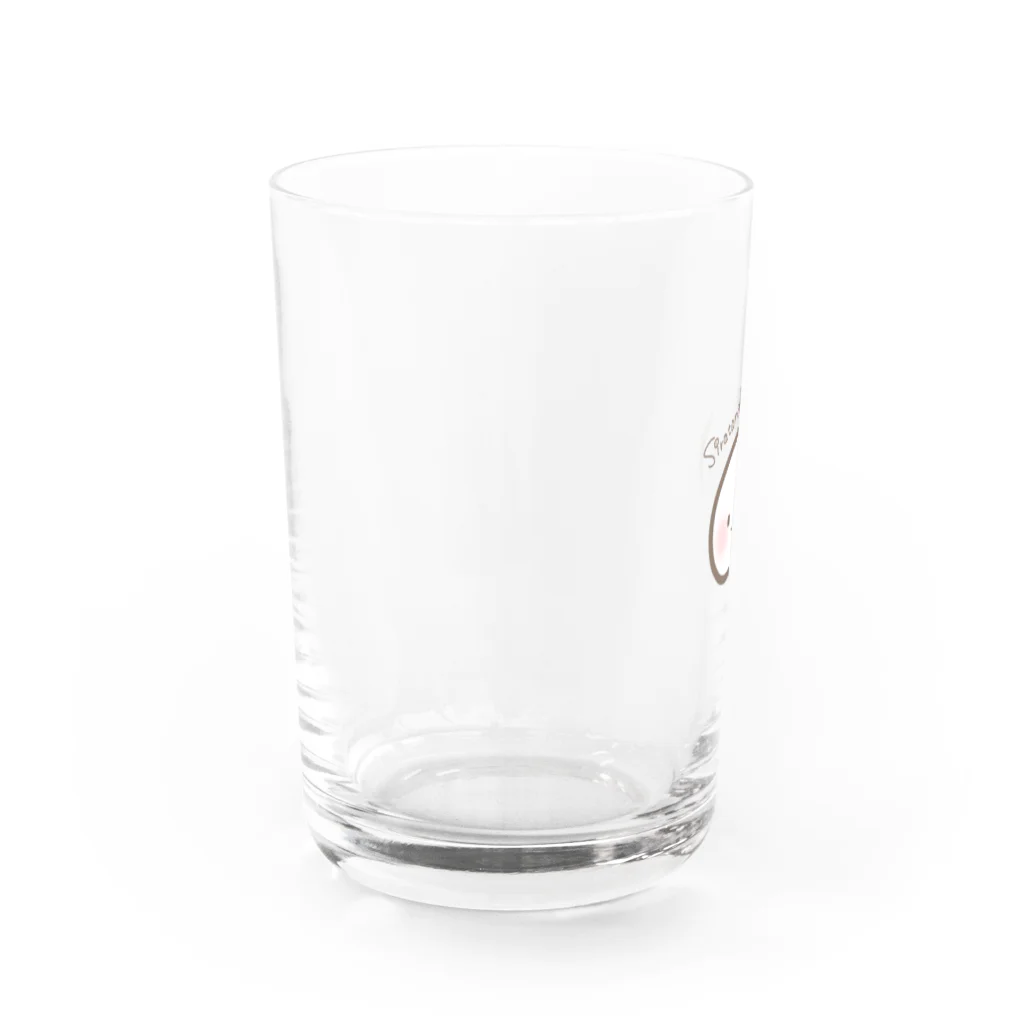 Tamachan shopのしらたま子ちゃん Water Glass :left