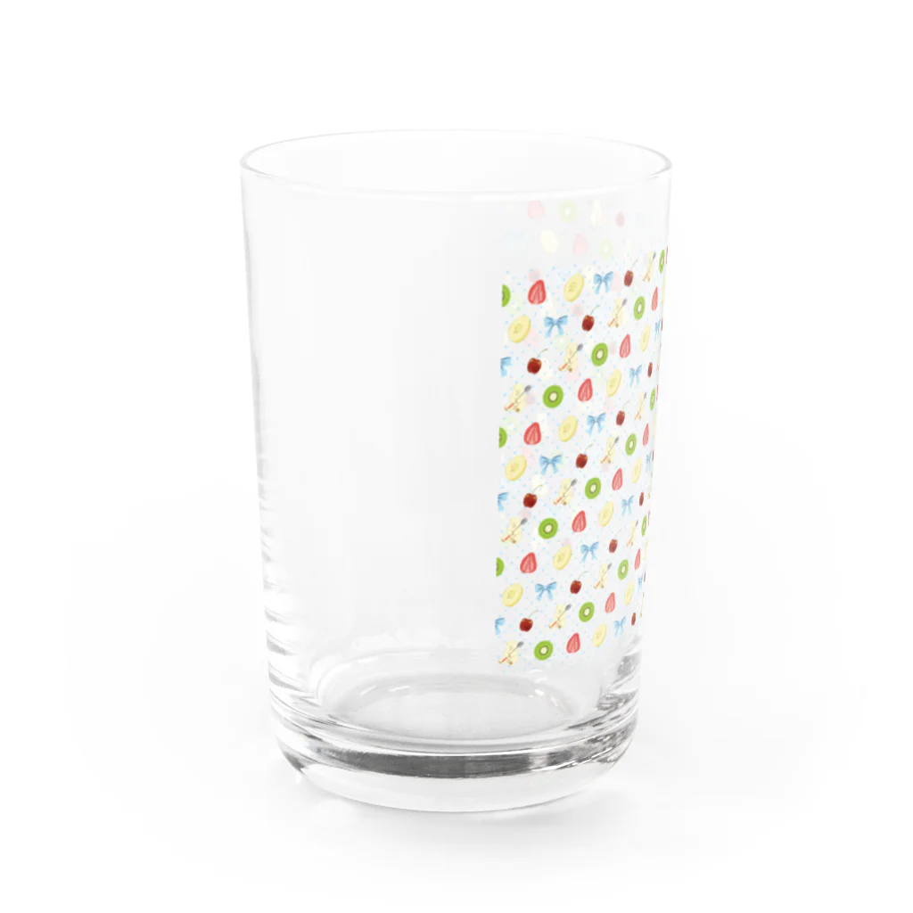 佐山くまのしろくまパーラー Water Glass :left