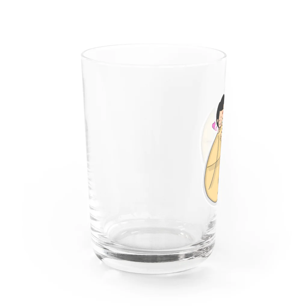 tacotuesdayのバスケ大好き！【文字なし、色あり】 Water Glass :left