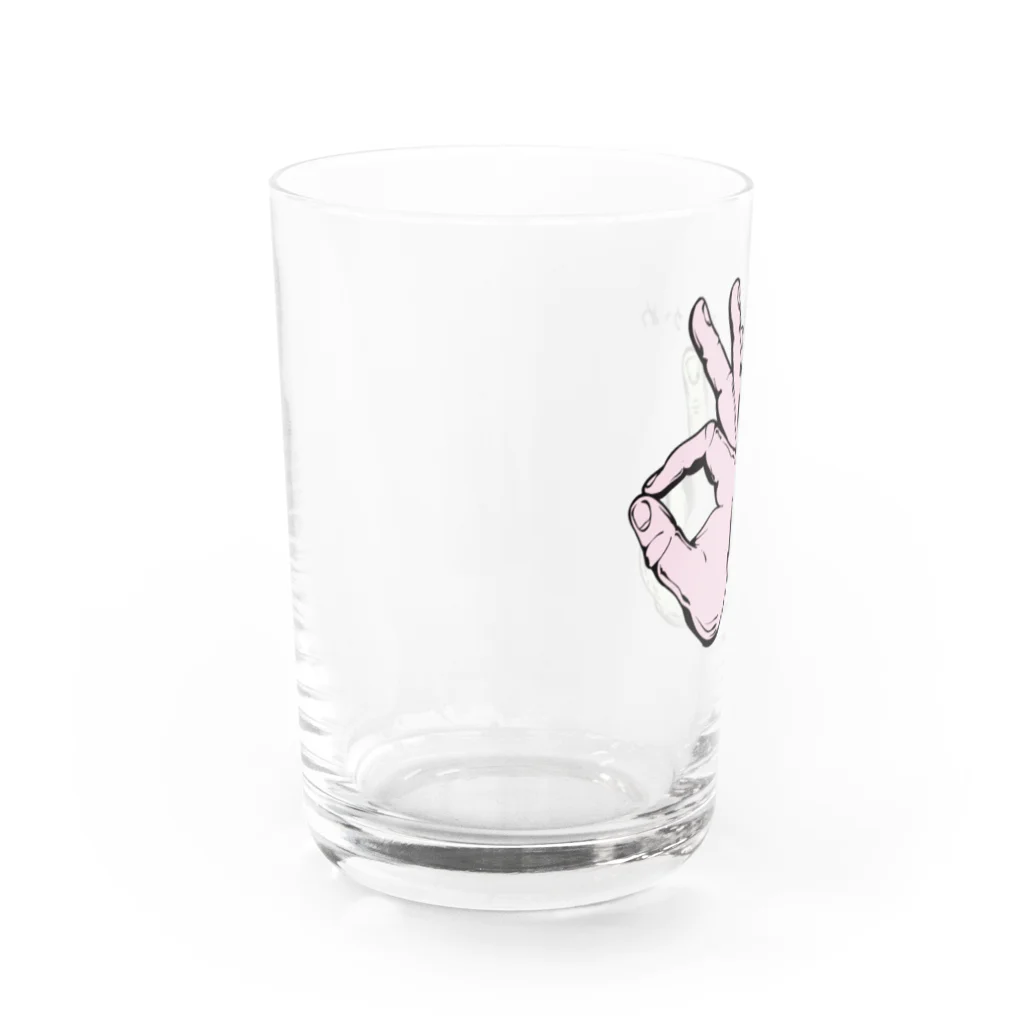 SPLASHのうさぎとかめ Water Glass :left