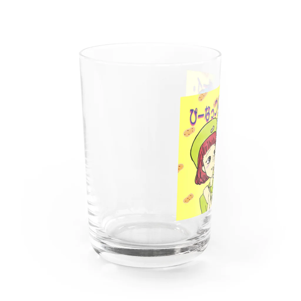 【Yuwiiの店】ゆぅぅぃーのぴーなっつバターボーイ Water Glass :left