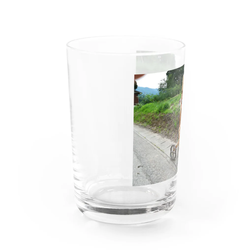 tanukitanukiの三輪車(木の人形) Water Glass :left