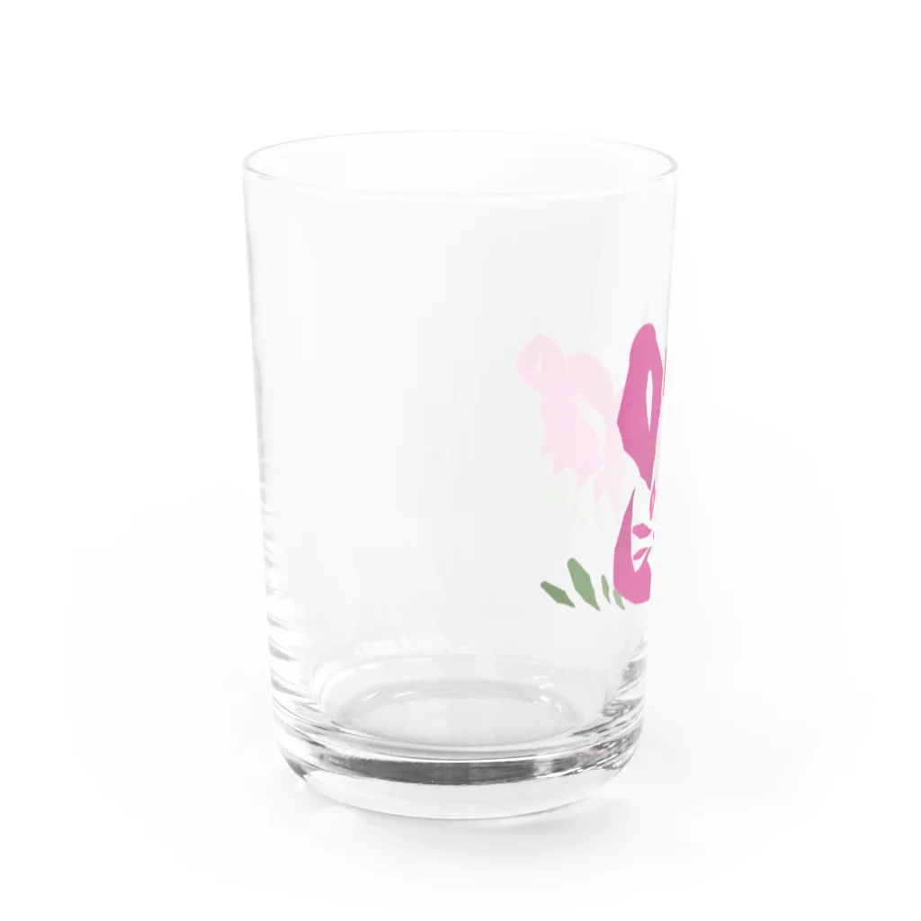 くまじのゆるいウサギ Water Glass :left