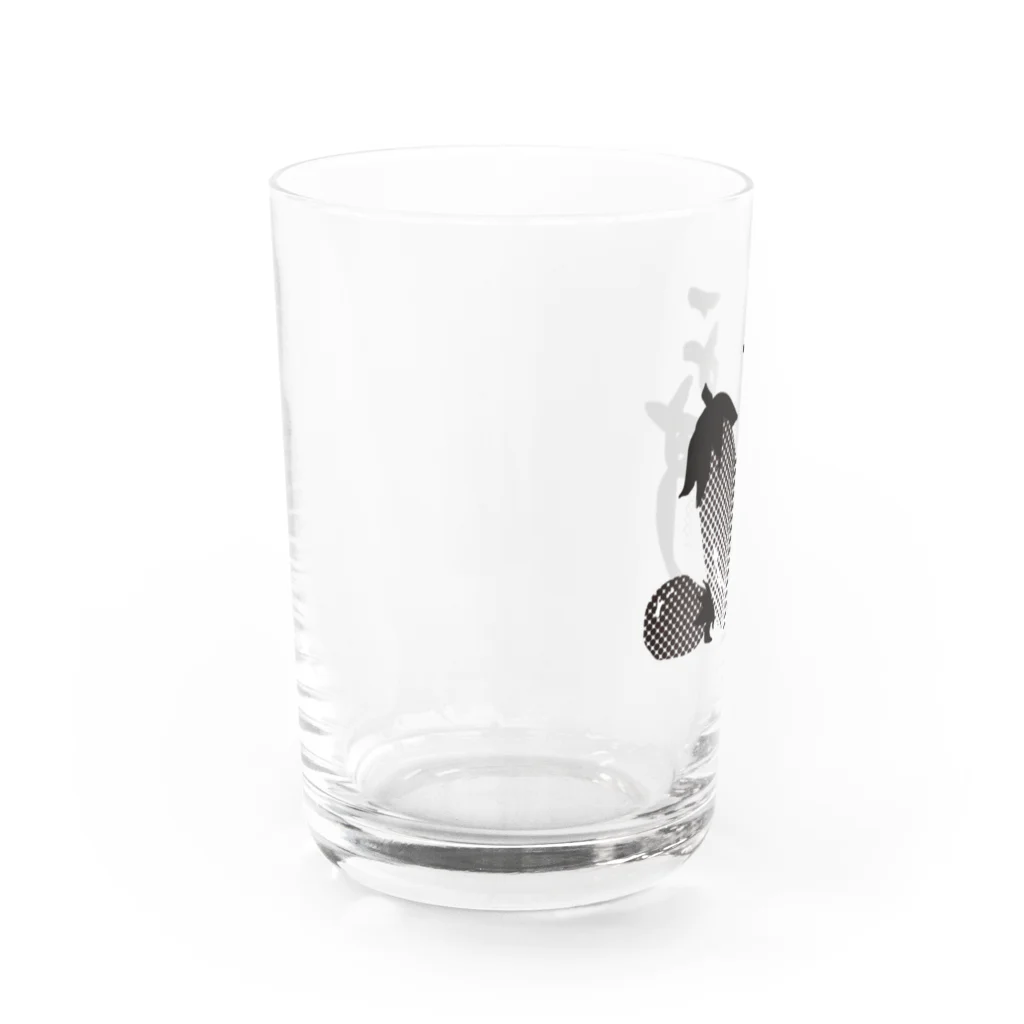 くいしんぼうばんざいのなす(大) Water Glass :left