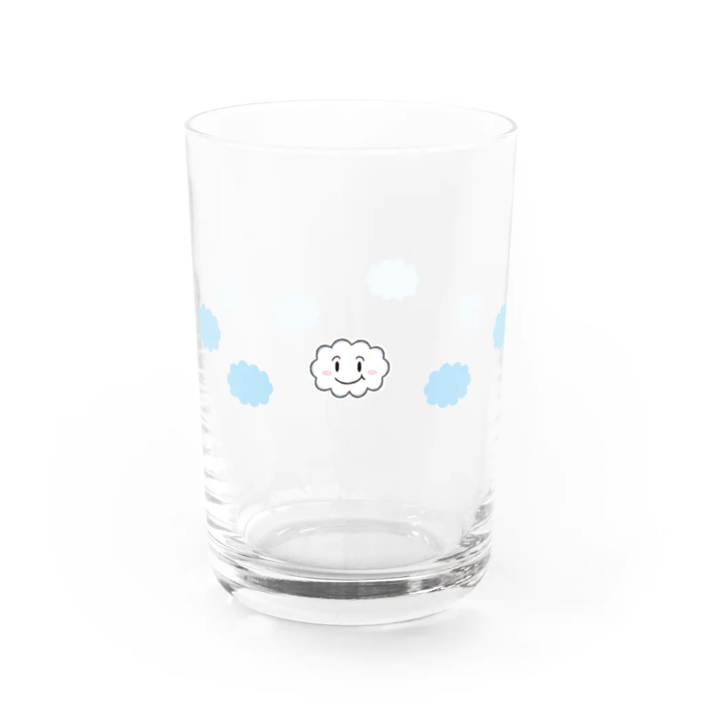 サトウミユキのくもくんグラス Water Glass :left