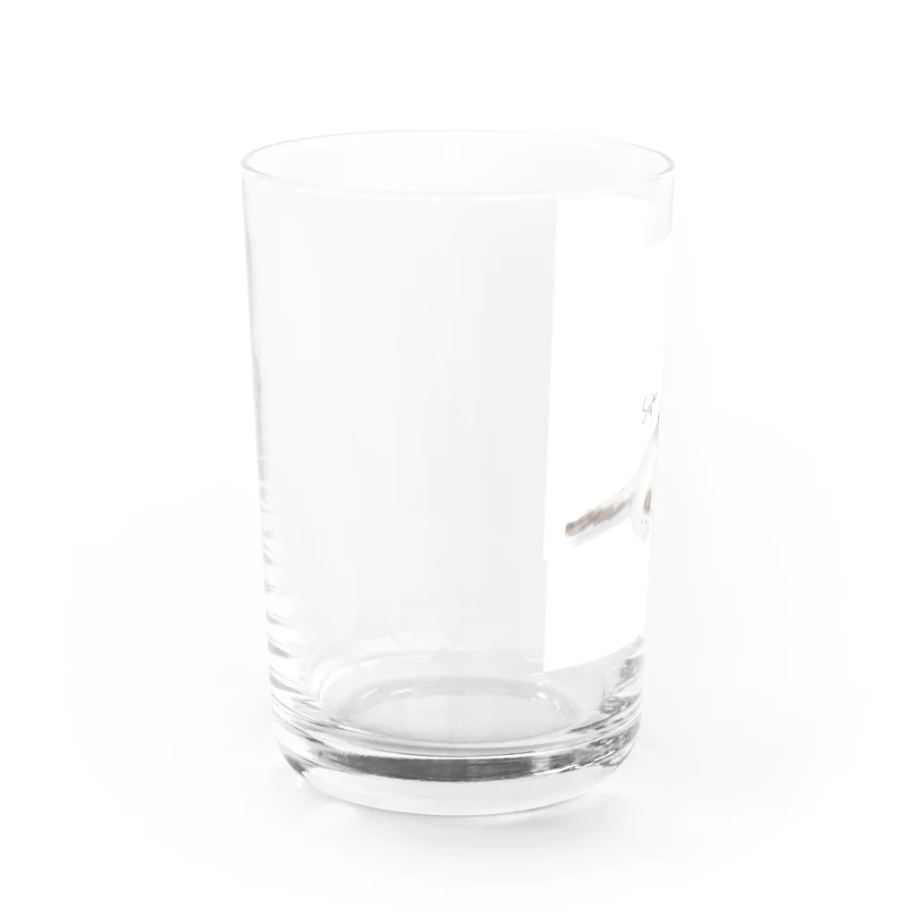 z_happinessのくつろぐ猫 Water Glass :left