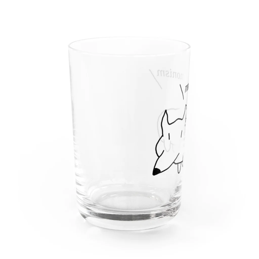 ツチブタすい臓商店のコーギー主張 Water Glass :left