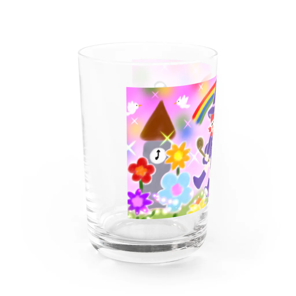 夢の世界のお店🌟の魔女のラトリネちゃん Water Glass :left