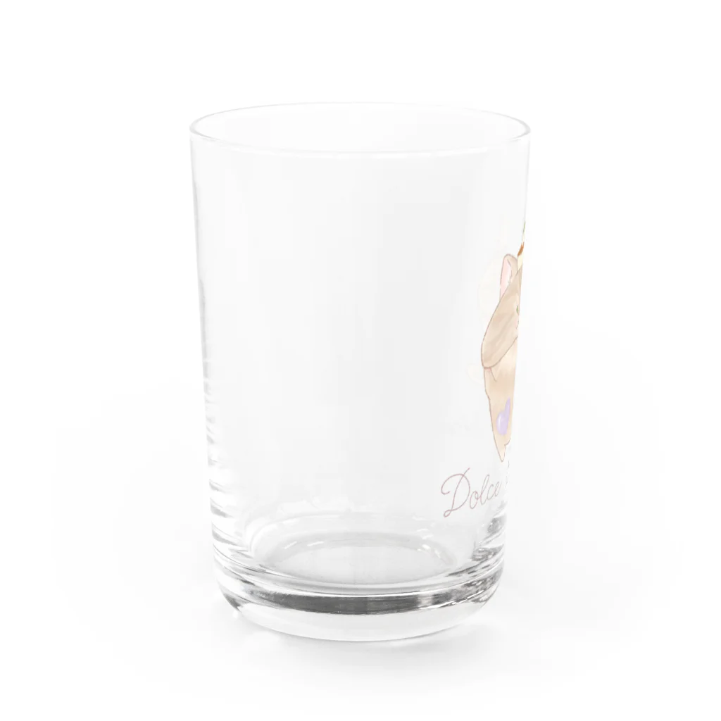 どるちぇ＊うさぎの《ナチュラル》《４》＊ふわあま*どるちぇきじとら＊ Water Glass :left