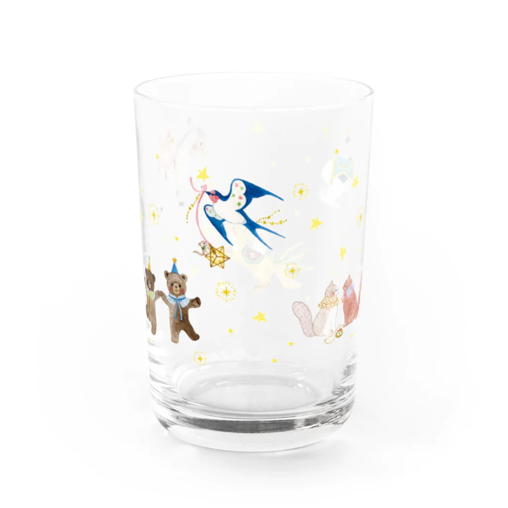 しまざきあんみの 動物たちとスターパーティ  Water Glass :left