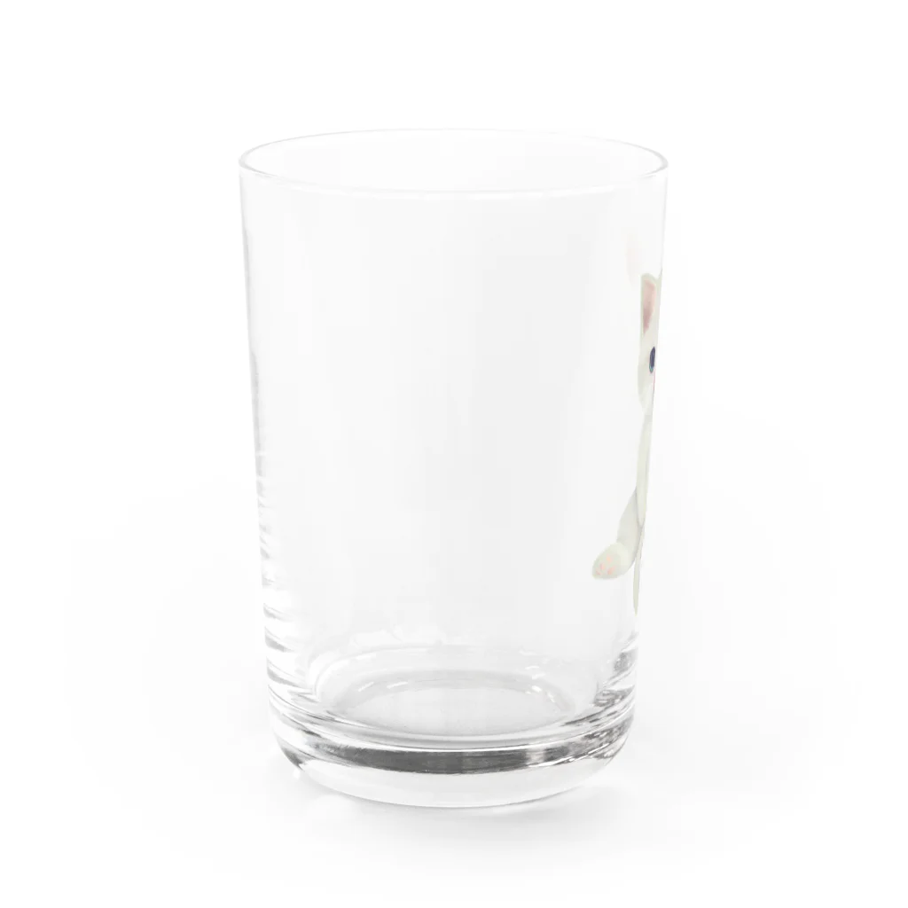 mikipurinのちょこんとにゃんこ。 Water Glass :left