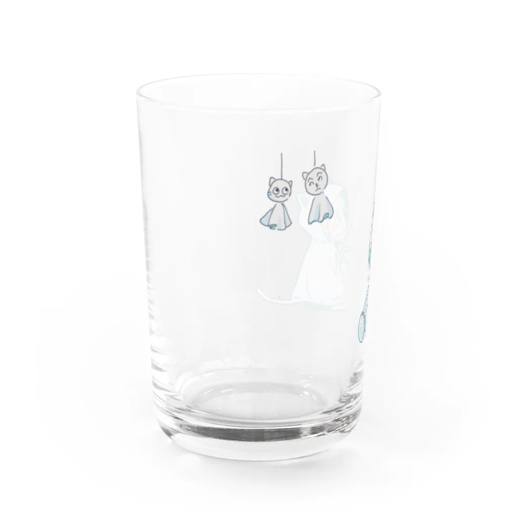 眩しいの晴れますように Water Glass :left