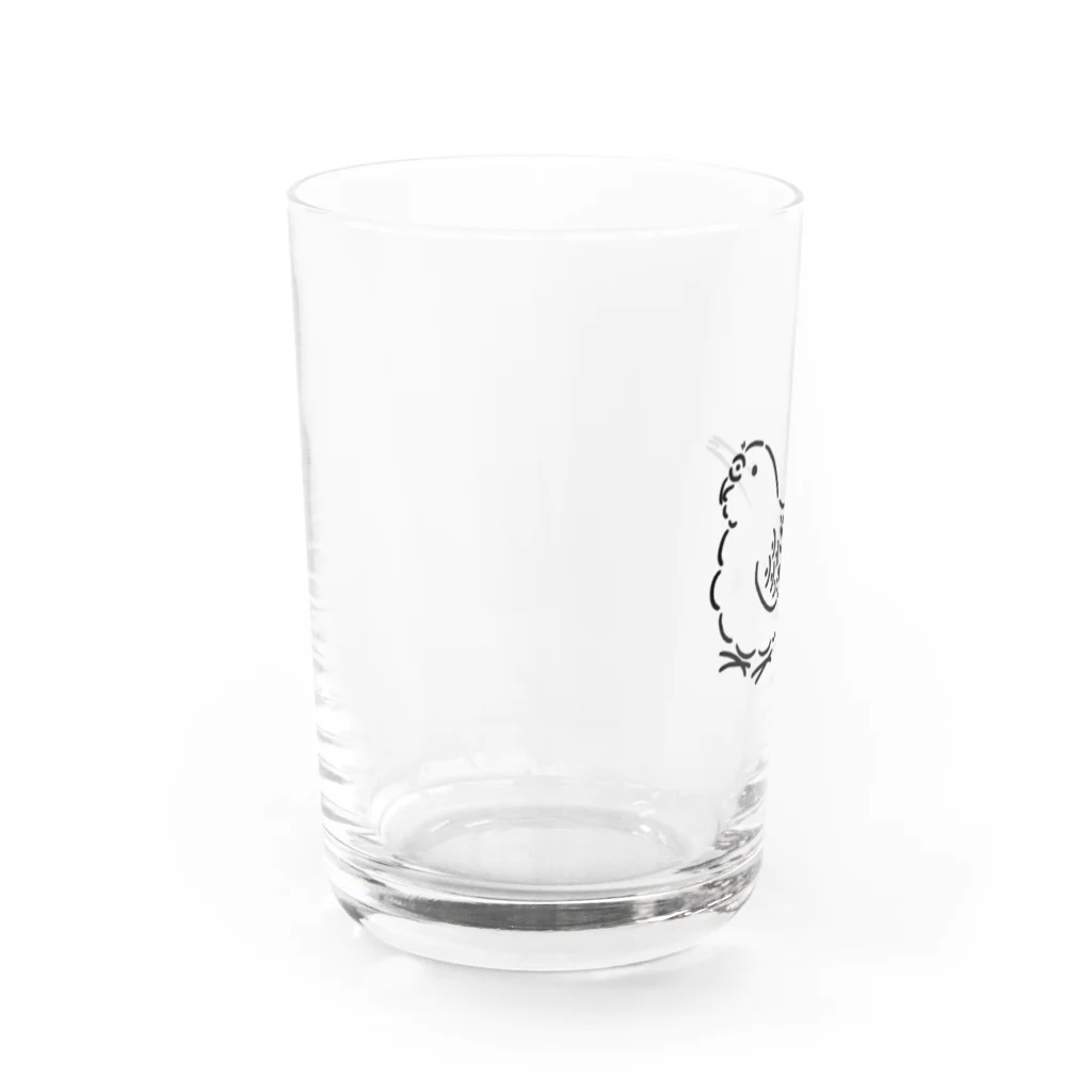 M.storeのアキクサインコグラス Water Glass :left