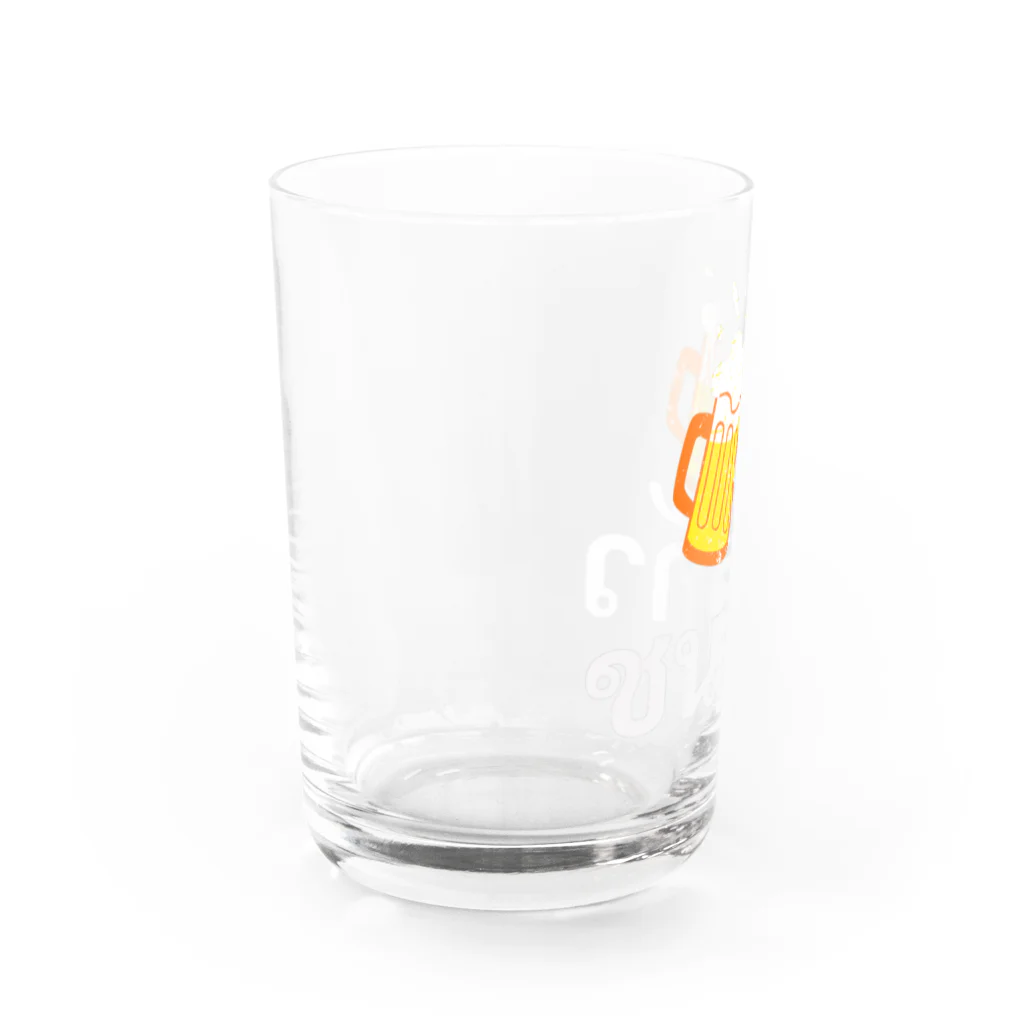 RIRI_designの乾杯！ビール下さい（タイ語） Water Glass :left