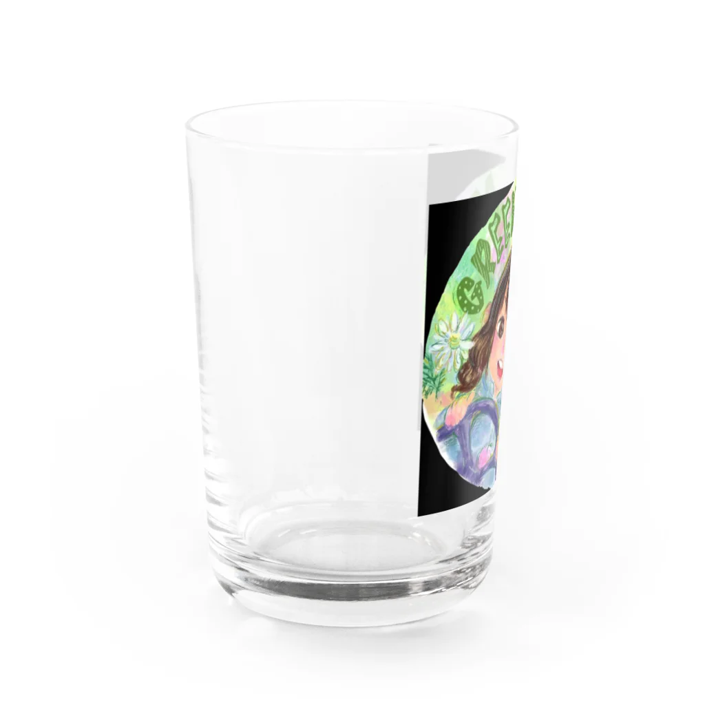 ぐりーんまんのぐりーんまん オリジナル Water Glass :left