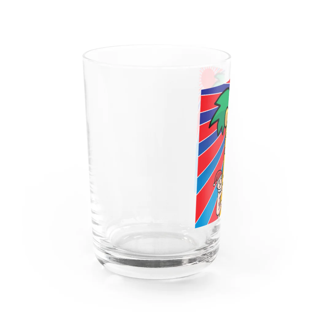 石垣りょうの夏サンタ Water Glass :left