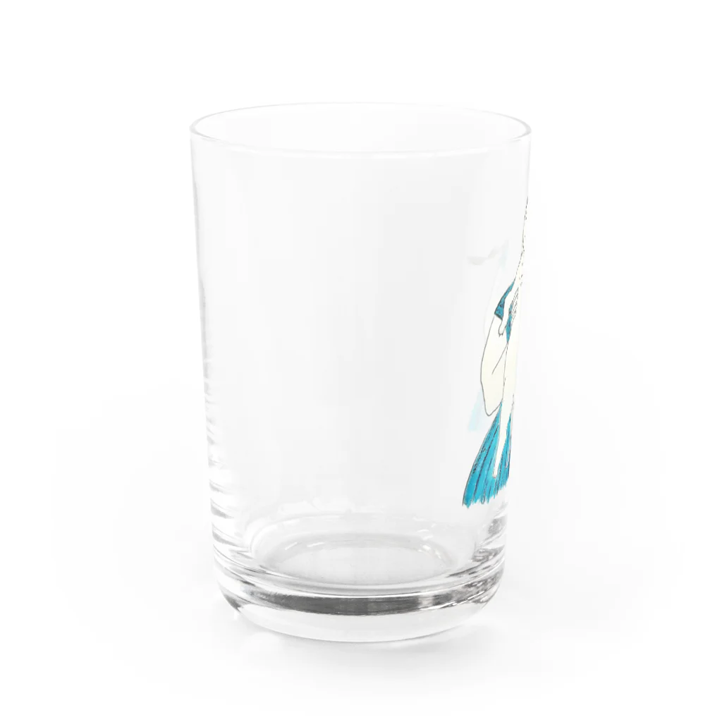 Aico/坪井愛子のちょっと太った？ Water Glass :left