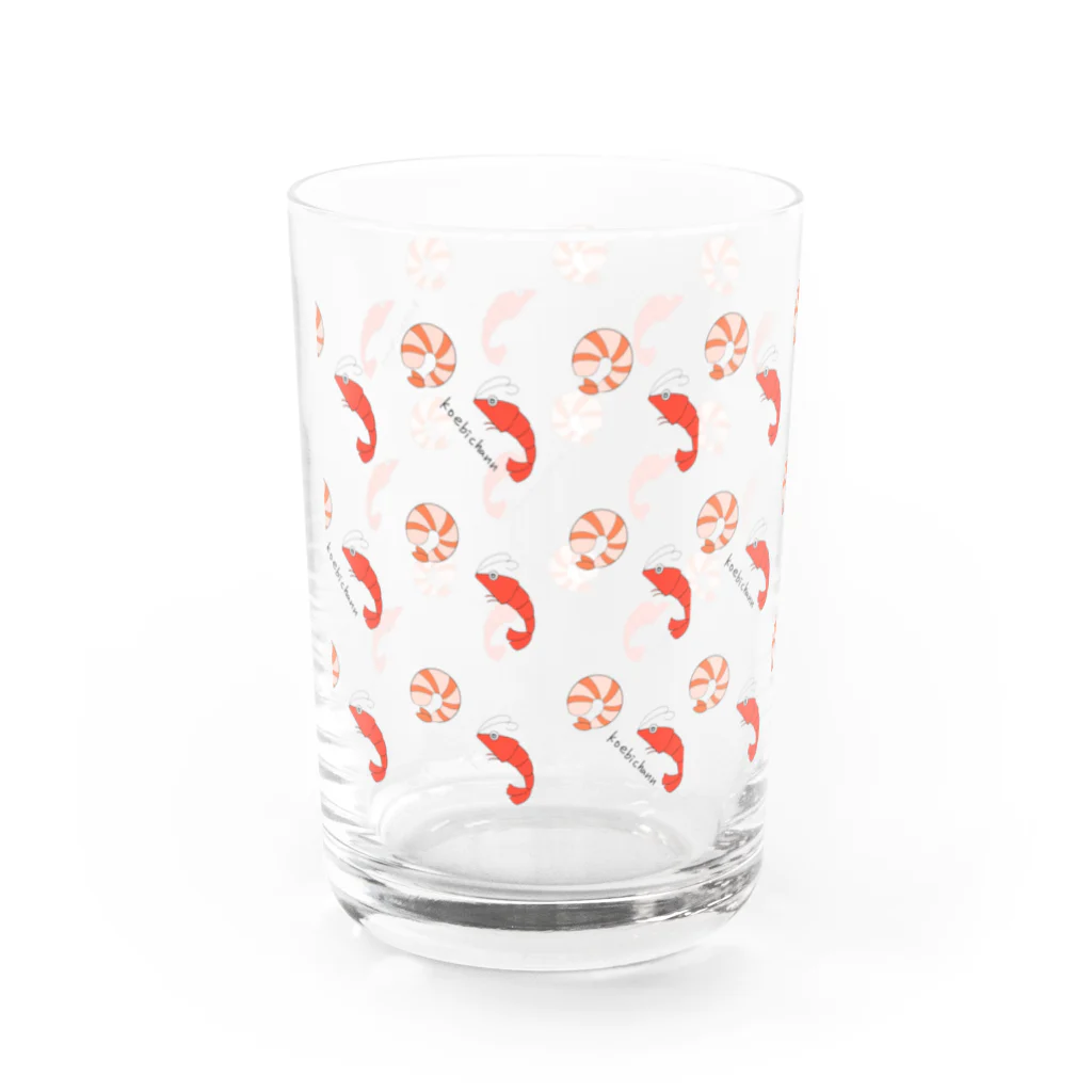 ❄つらら🌈の小エビちゃんグラス Water Glass :left