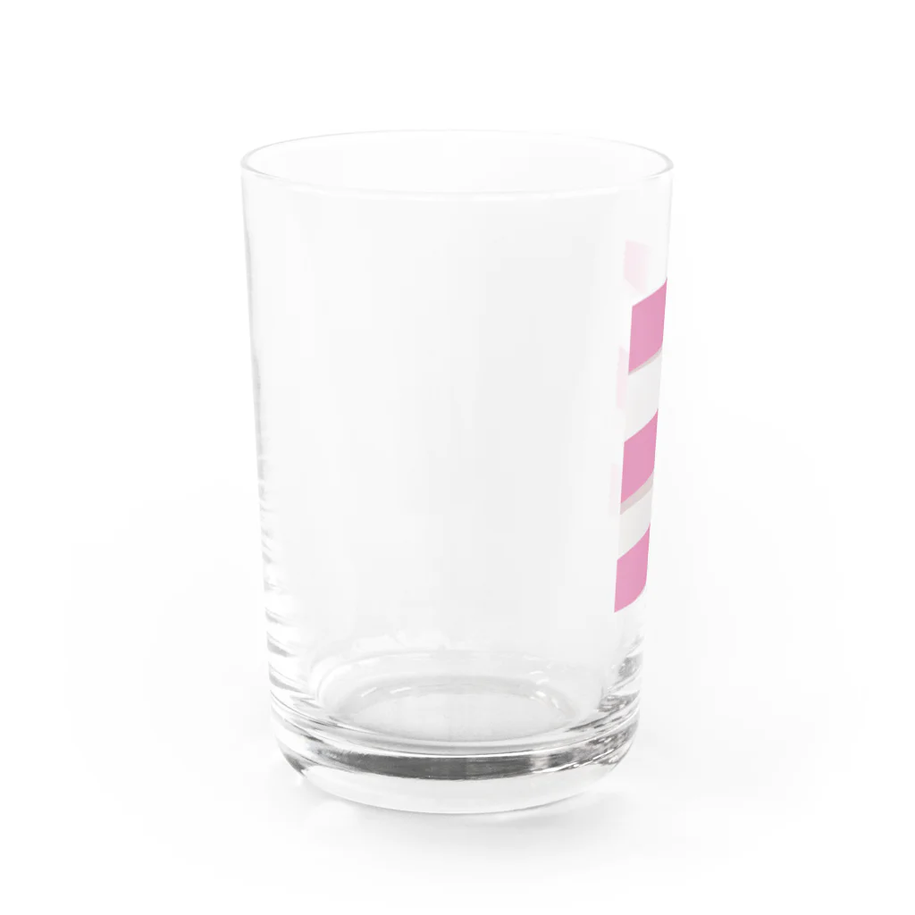 アメリカンベース   GG1966のクリーミィー　ピンク Water Glass :left