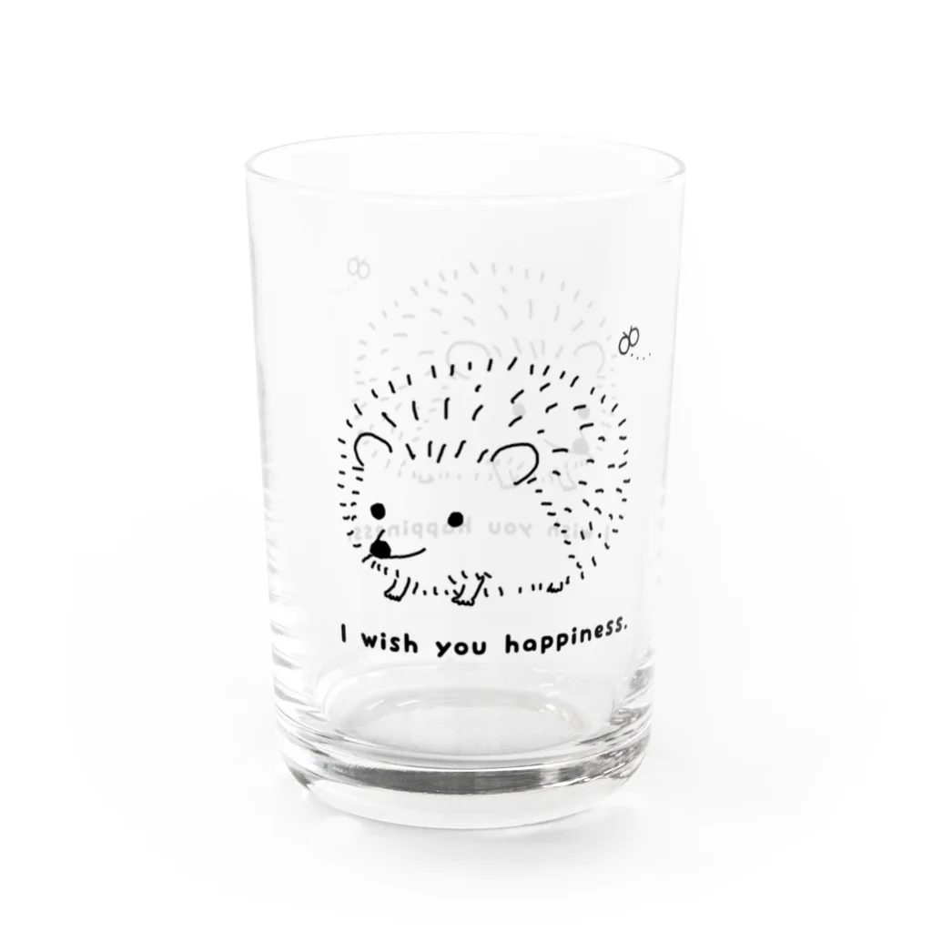 ニーニSHOPのちょうちょとハリネズミさん Water Glass :left