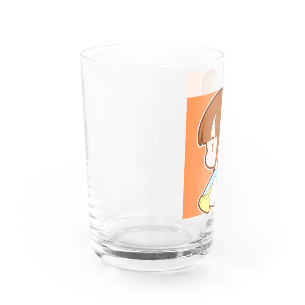 かわいいもののおみせ　いそぎんちゃくのひまわりポニテちゃん Water Glass :left