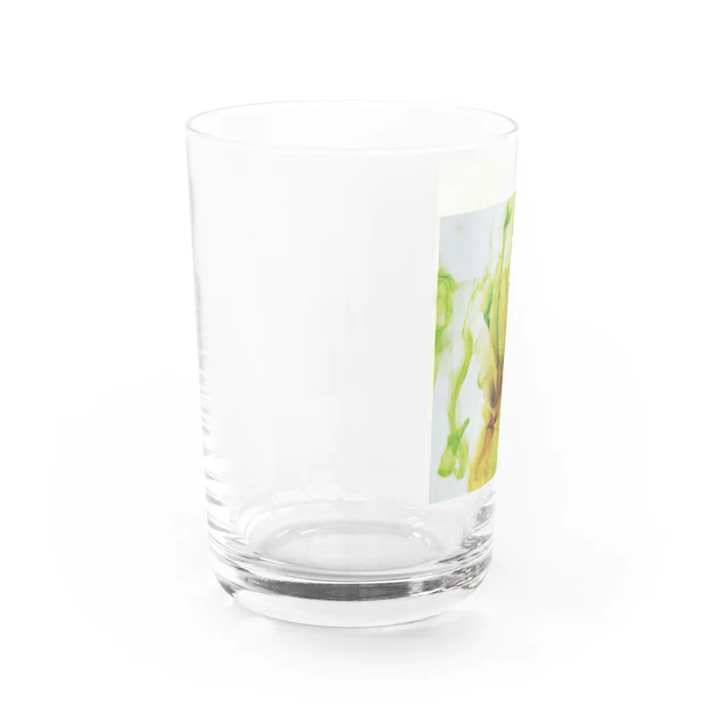 saijoumimiの水中に咲く黄色の花 Water Glass :left