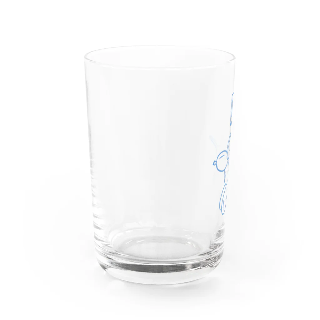 ミュータントモエの［D］DOG Water Glass :left