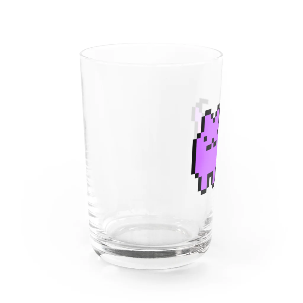 ことだま日記 グッズショップのやみねこ Water Glass :left