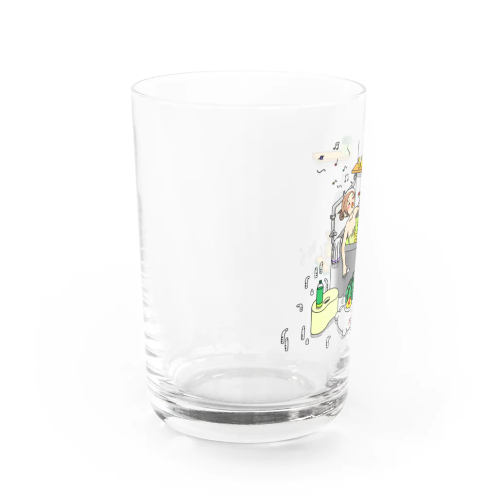 HIRA@ヨーグルトさんの夏 Water Glass :left