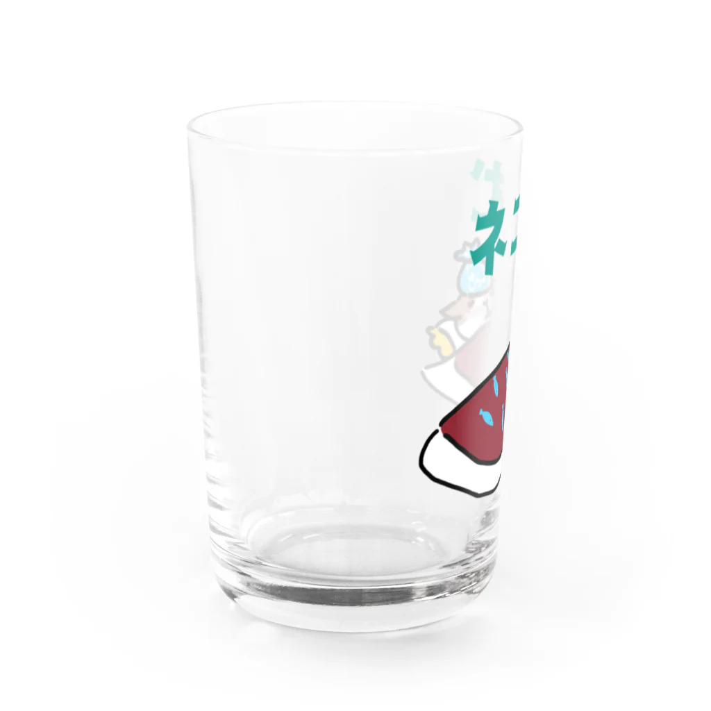 K′z SHOPの寝込むネコ Water Glass :left