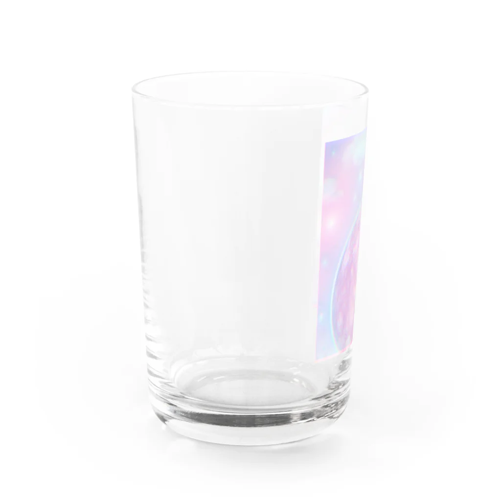 ふわり＊曼荼羅アートのlemuria Water Glass :left