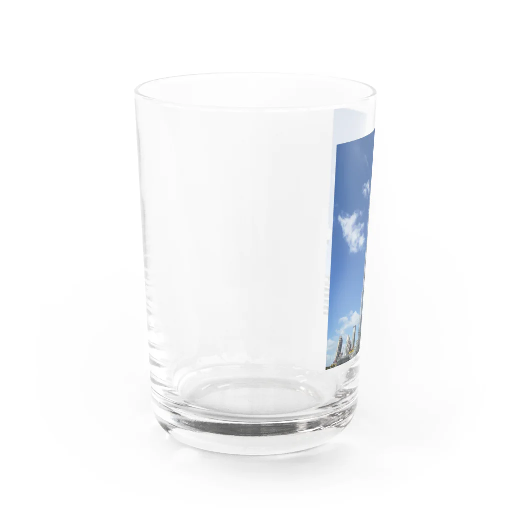 すすりーぬしょっぷの世界一高いブルジュ・ハリファ Water Glass :left