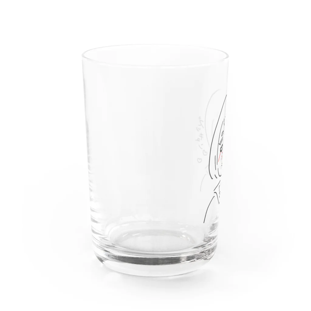 かえるのずっきゅんガール Water Glass :left