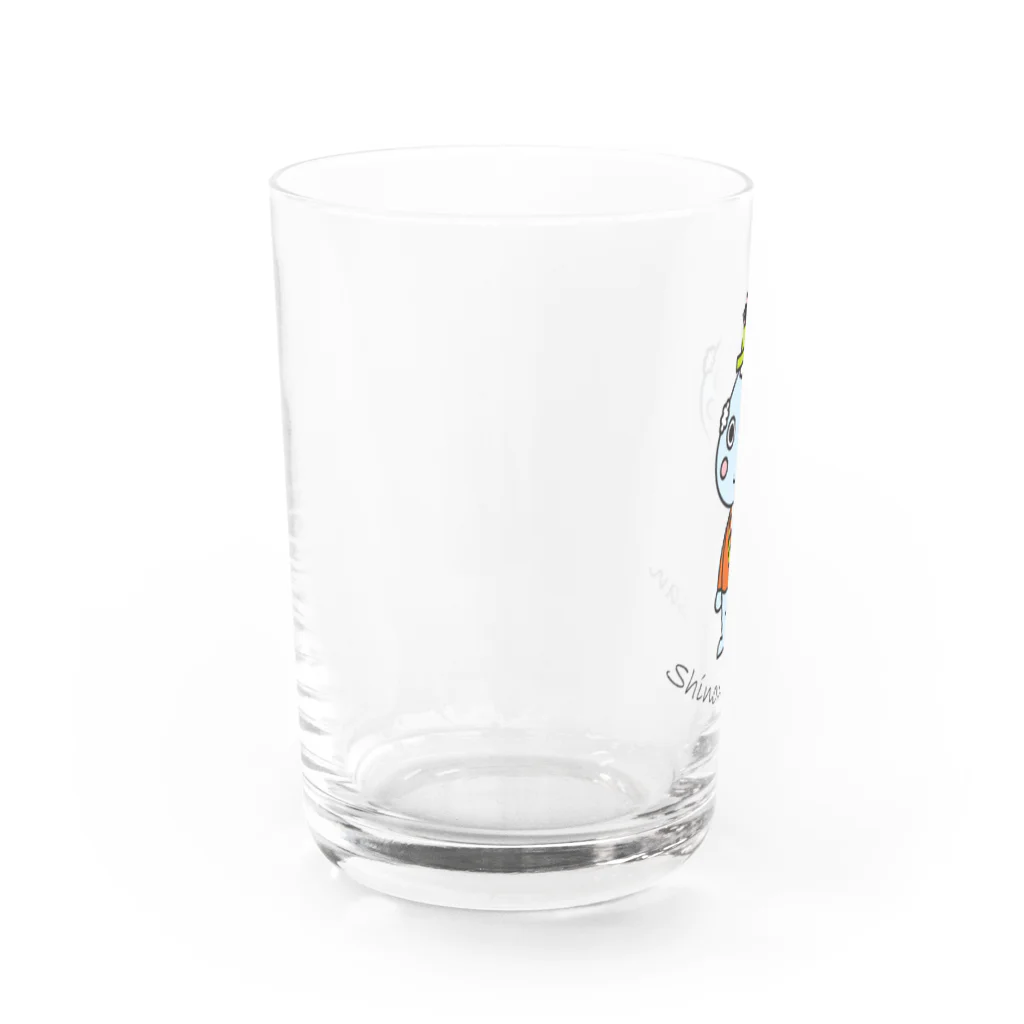 東雲地区商店会のしののめさん Water Glass :left