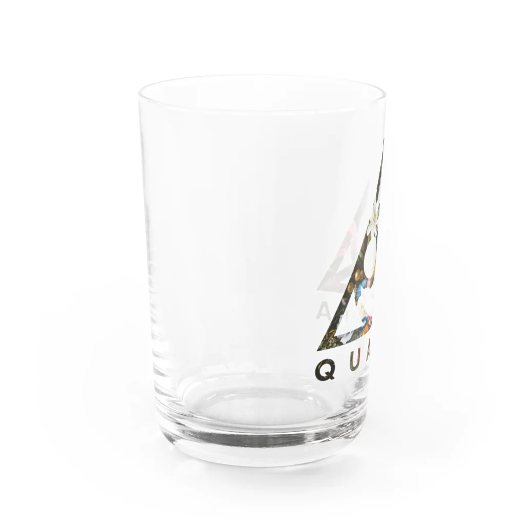 QUALiAのQUALiA FLOWERロゴ Water Glass :left