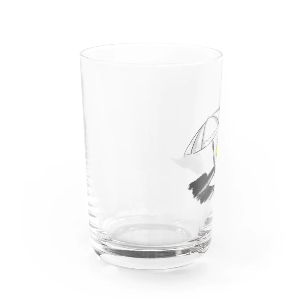 osumashikumashopのおすましくま子とbeach party Water Glass :left