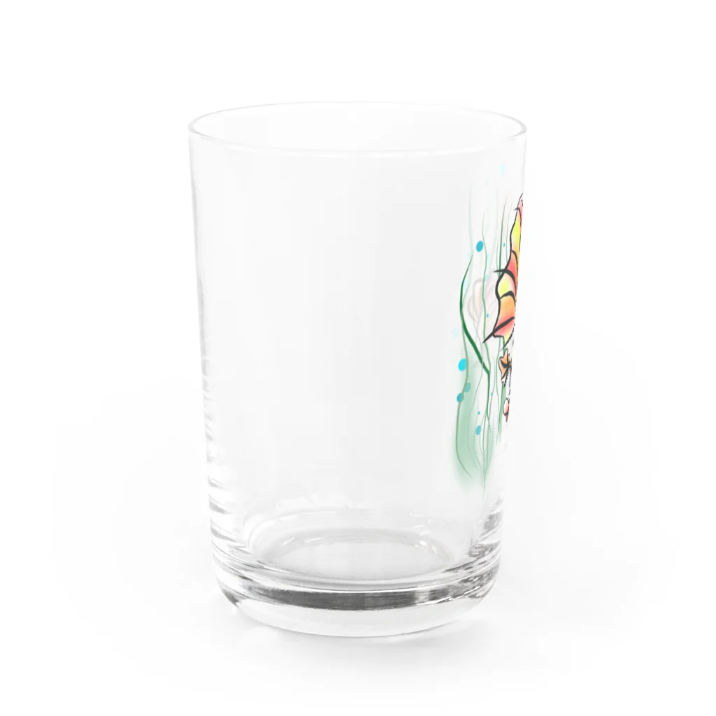 ニムニムのお部屋のきんぎょちゃん Water Glass :left