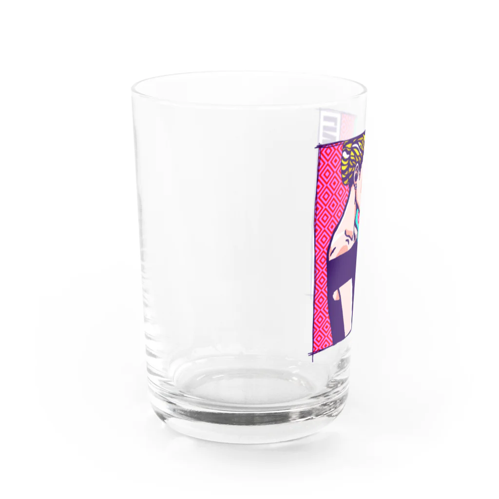 ことり屋の眼鏡をはずす女 Water Glass :left