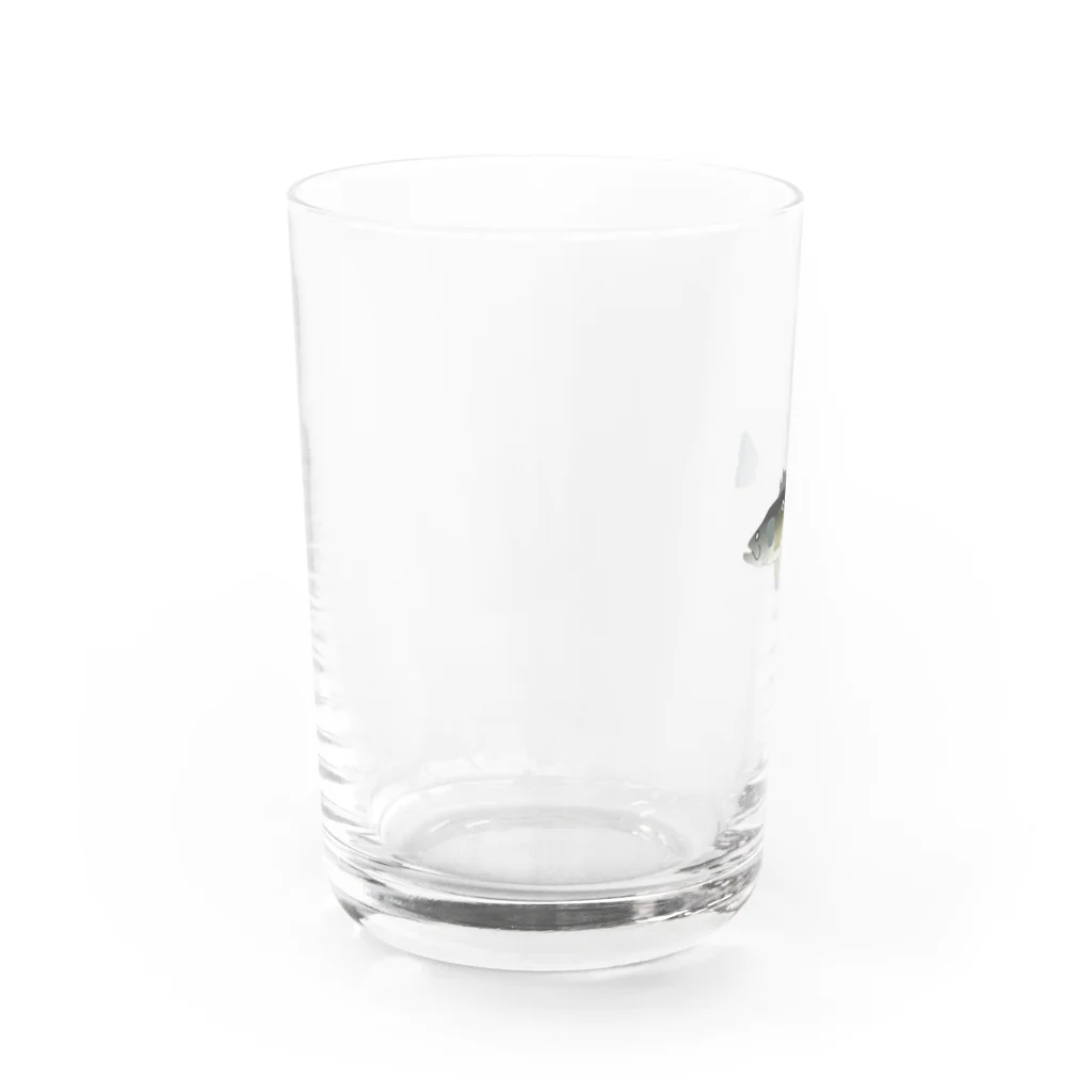 MOBのブラックバス Water Glass :left