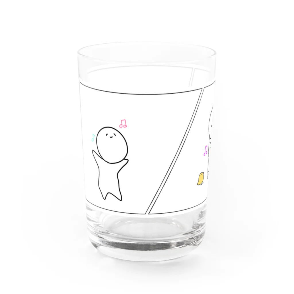 ゆるかわ りずむくんのりずむくん Water Glass :left