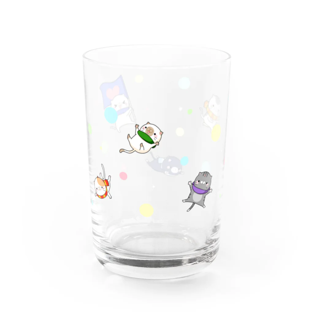 サポねこさん。のサポねこさんグラス Water Glass :left