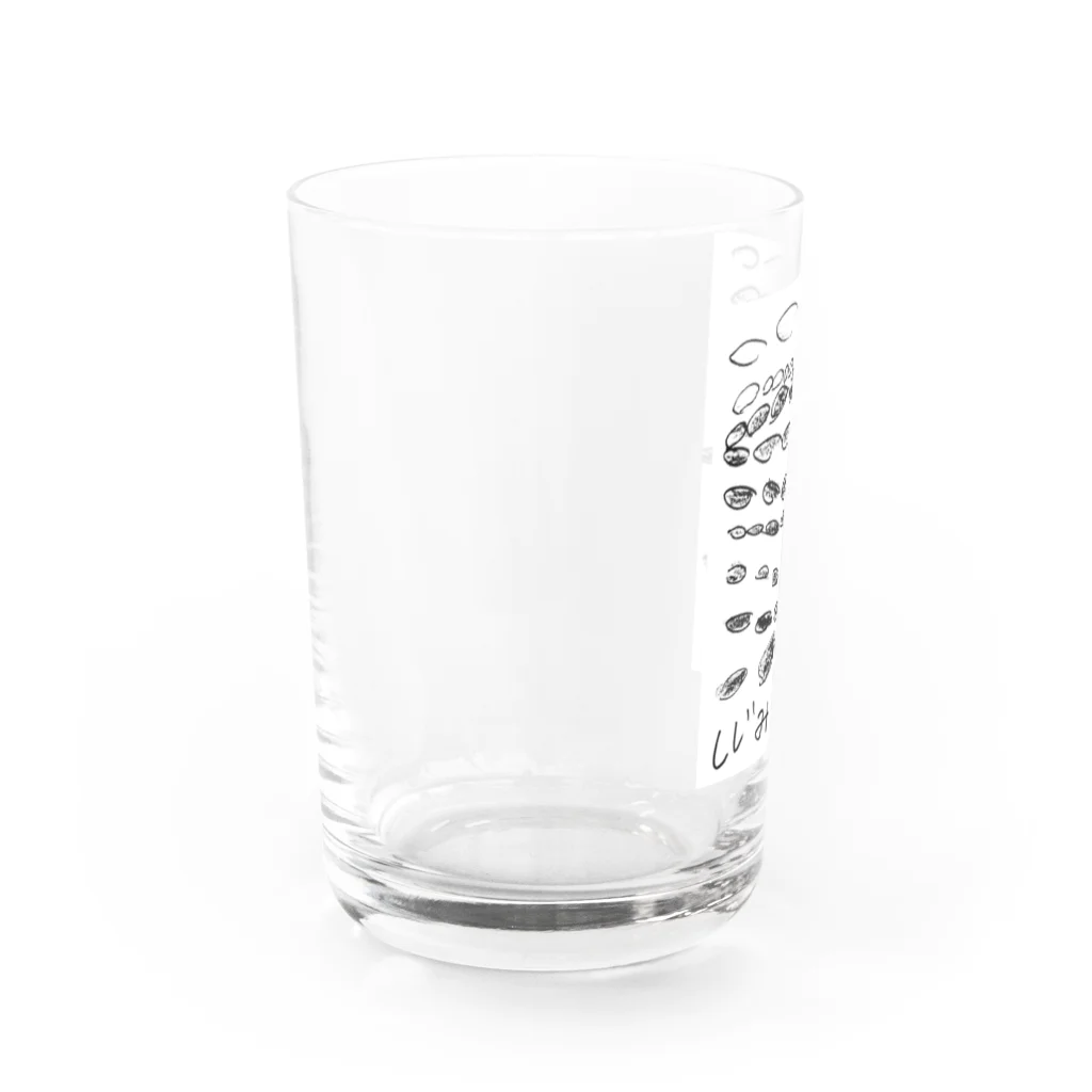 稲藁商店のしじみ Water Glass :left