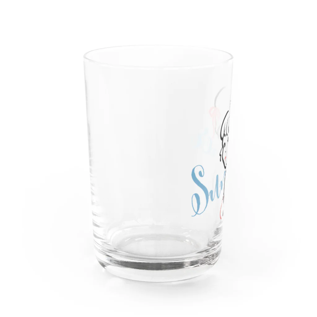 illust.nulのサマーガール Water Glass :left