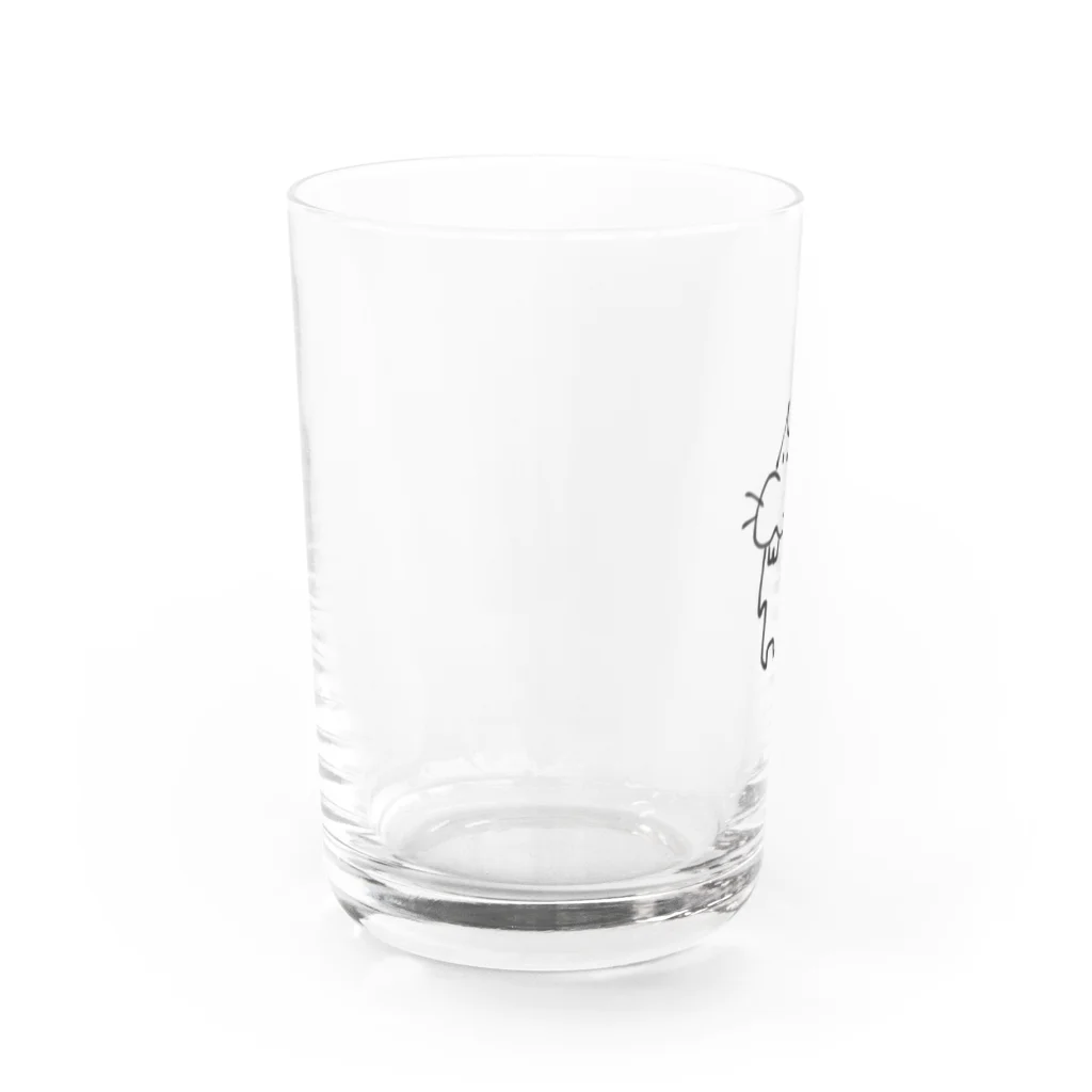 kinsan1210のねずみ Water Glass :left