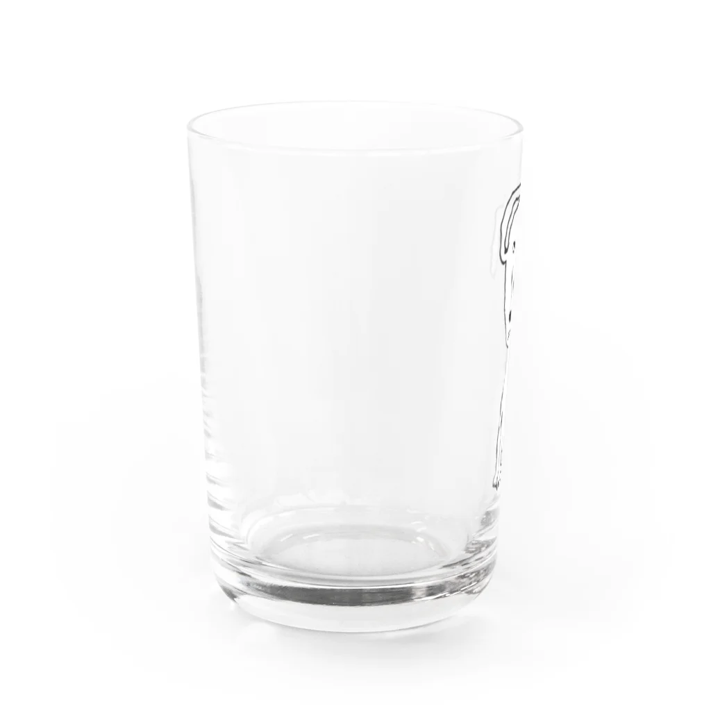 室井雑貨屋の耳めくれてる Water Glass :left