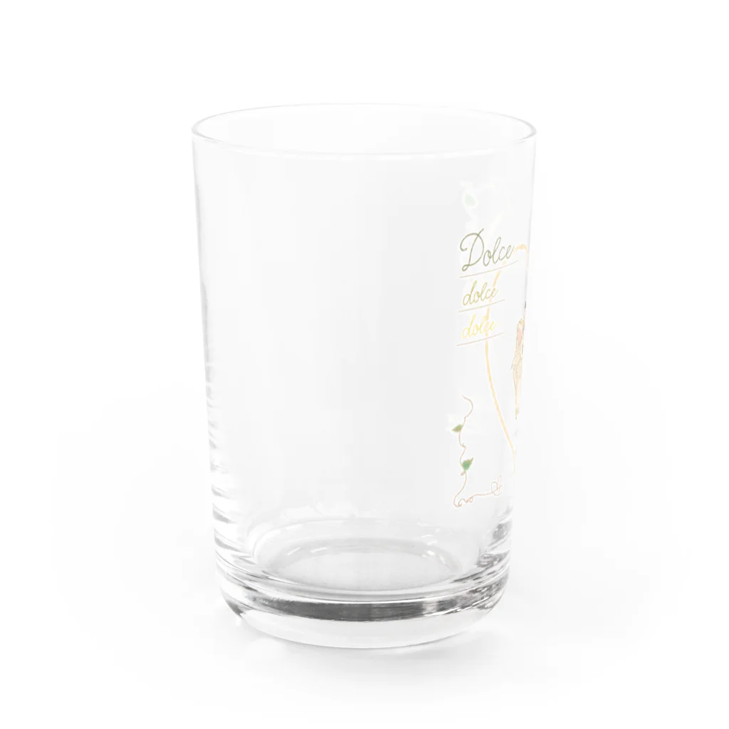 どるちぇ＊うさぎの【グラス】《３》＊ふわあま*どるちぇチワワ＊ Water Glass :left