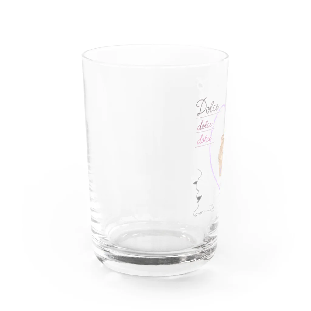 どるちぇ＊うさぎの【グラス】《４》＊ふわあま*どるちぇきじとら＊ Water Glass :left