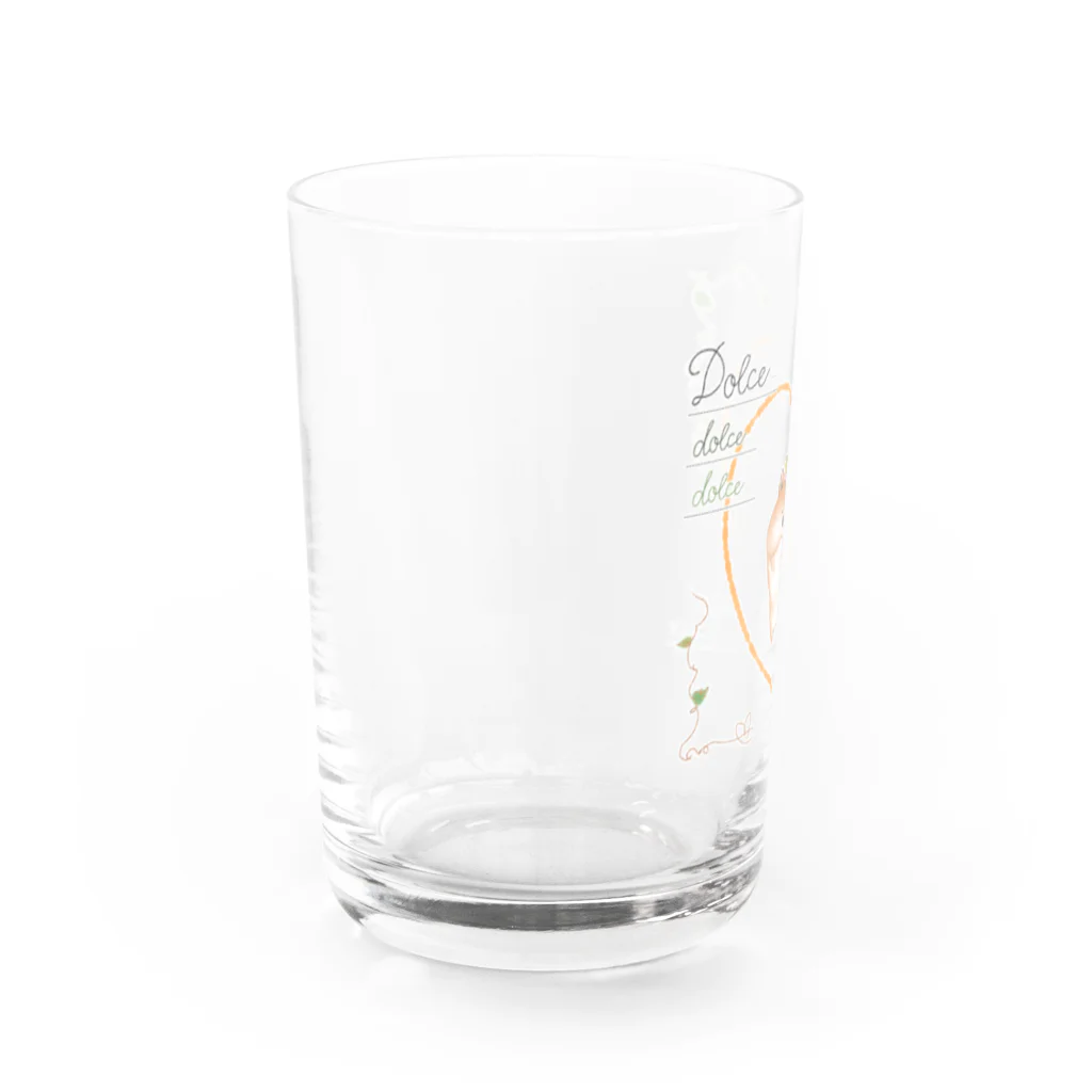 どるちぇ＊うさぎの【グラス】《６》＊ふわあま*どるちぇしば＊ Water Glass :left