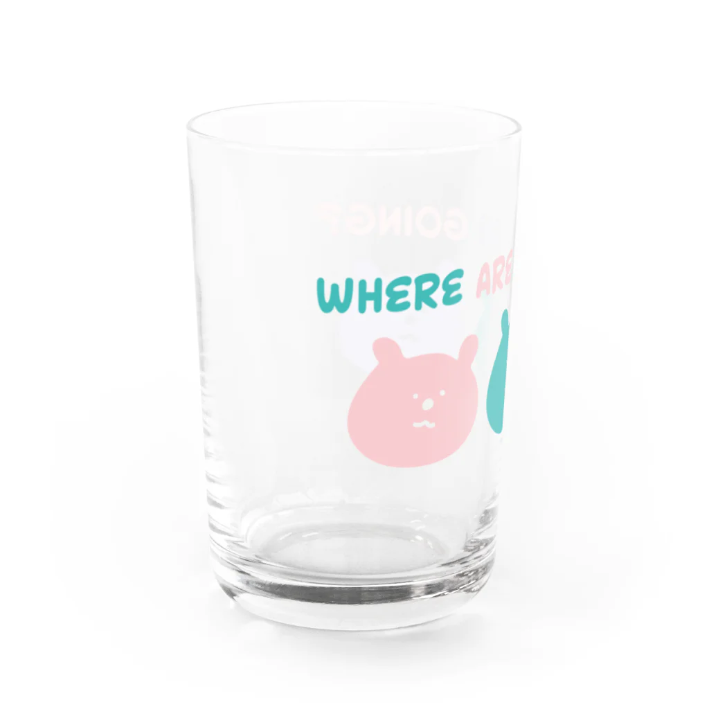 フカツ マリエのWhere are you going? Water Glass :left