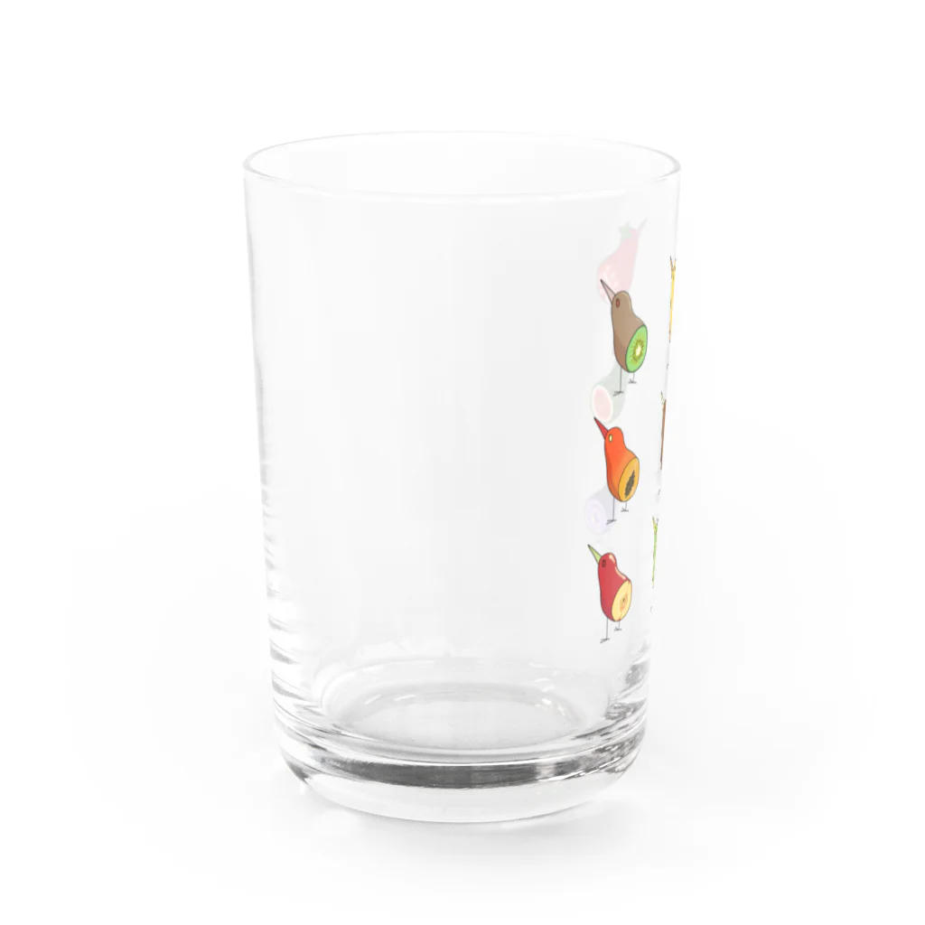 ND🦄のキウイフレンズ Water Glass :left